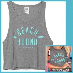 VS PINK Spring Break Crop Top Tank